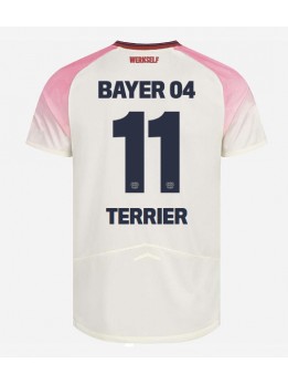 Bayer Leverkusen Martin Terrier #11 Replika Borta Kläder 2025-26 Kortärmad